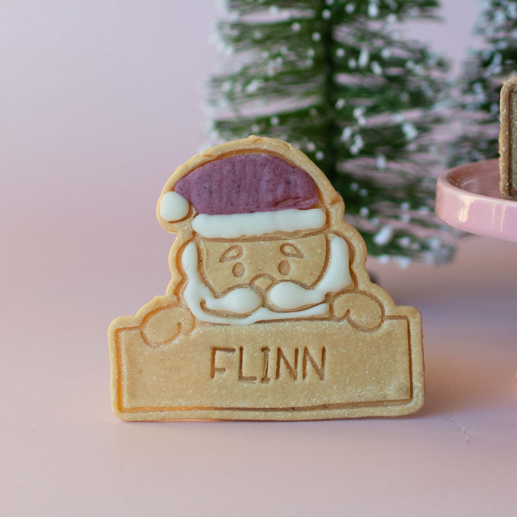 Santa Name Plaque