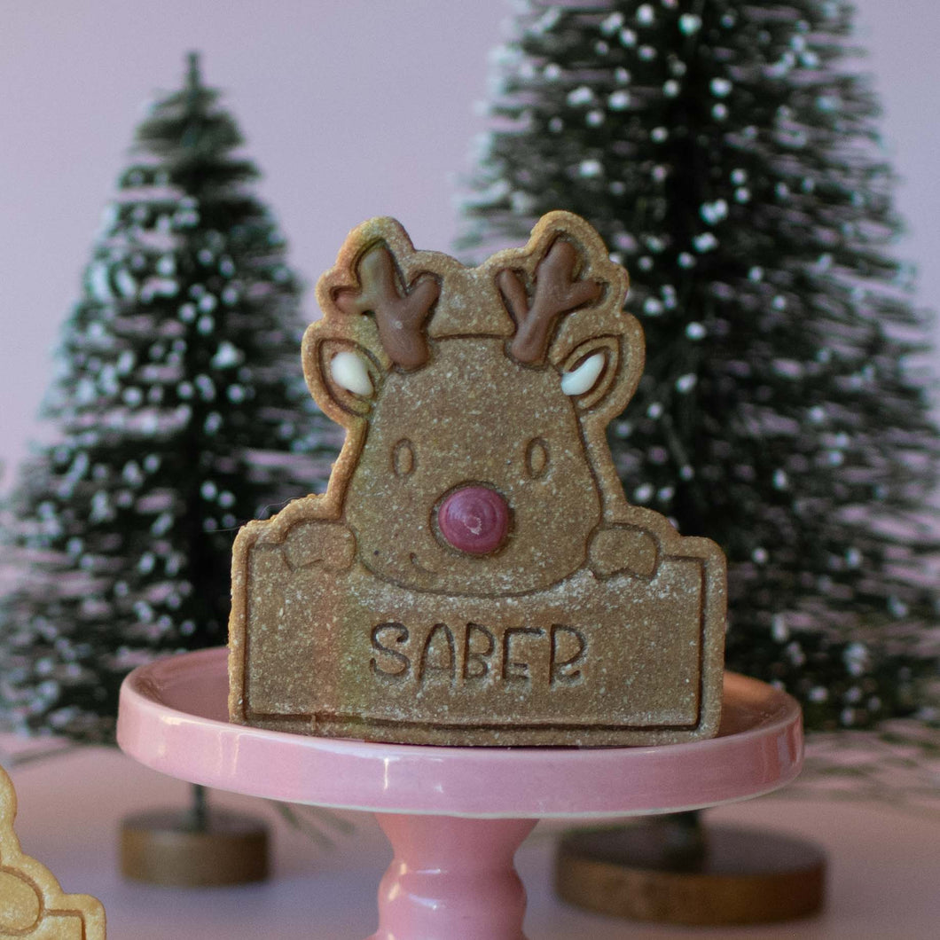 Reindeer Name Plaque